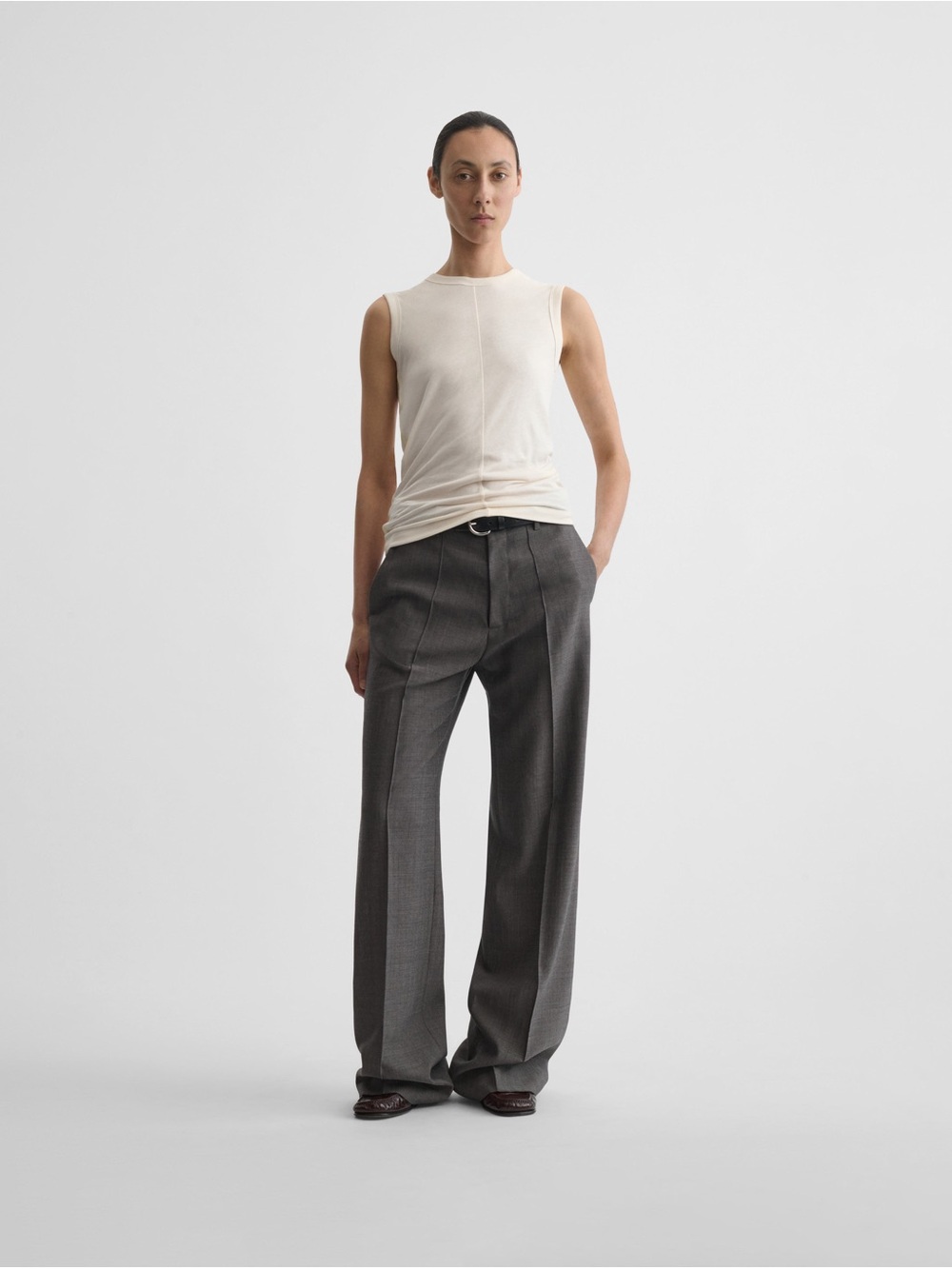 Phoebe Philo Underpinning Tank Top in Ivory size M